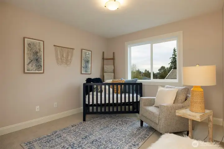 Second upstairs bedroom.