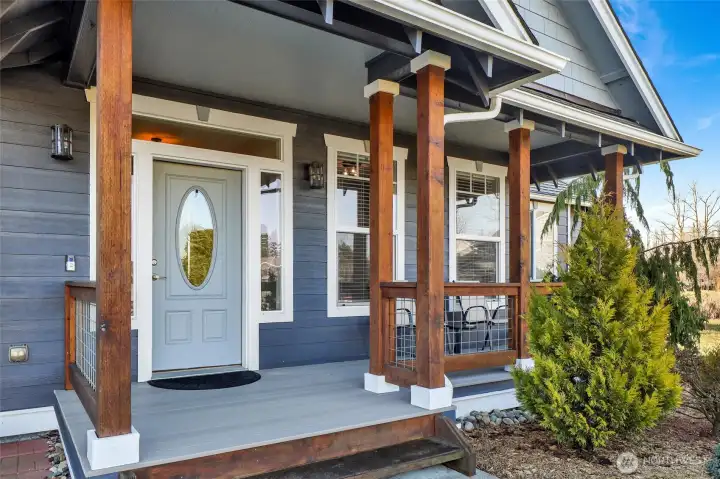 This 4 Bedroom, 2.5 Bath home welcomes you in with a charming covered front porch.