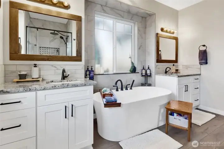 Fill the tub and add the bath salts...time to relax!