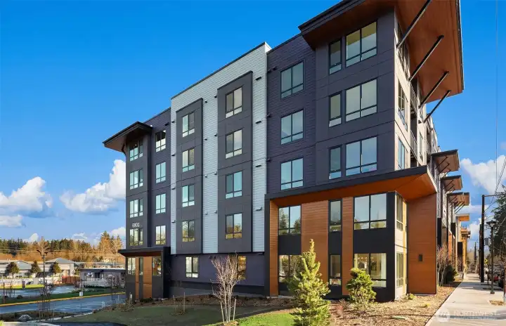 Exterior of Building 1.