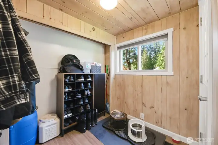 Mud room on main level