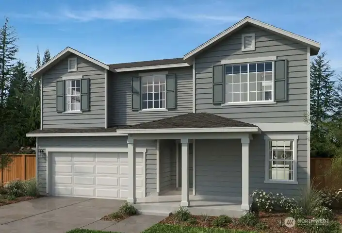 Artist Rendering of Exterior A Elevation 2745 Plan