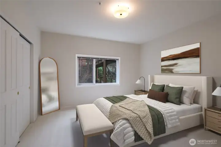 Guest bedroom with furnishing ideas