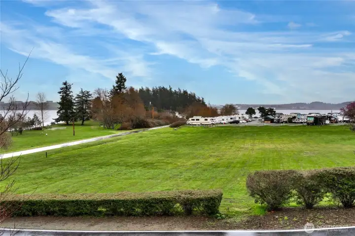 View to the east to watch the sunrise