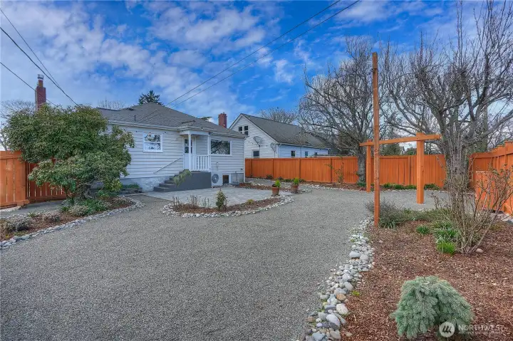 Room for possible 2nd garage or DADU . . .