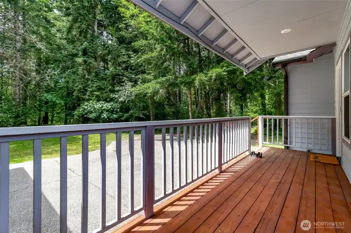 Covered front porch