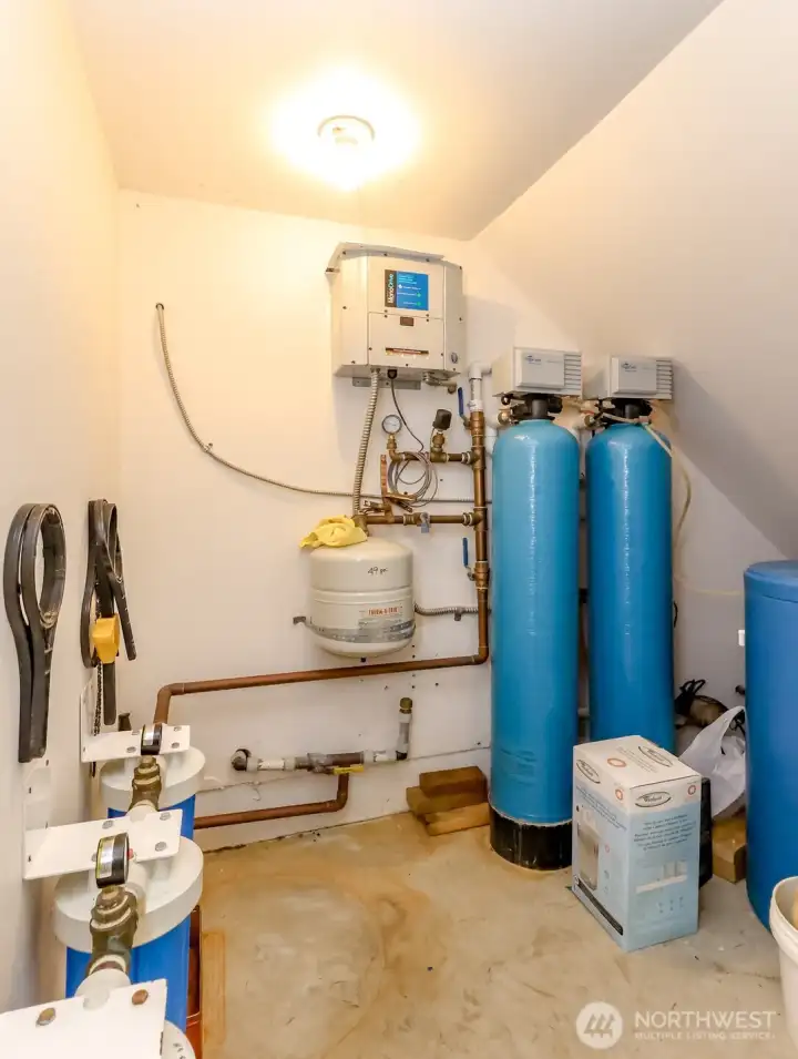 Enjoy filtered water from your very own well.