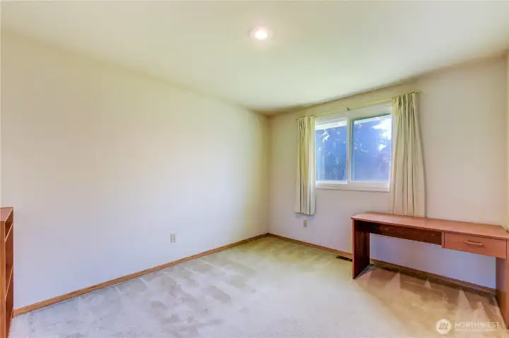 Here's bedroom number 3 (out of 4).  This one is in the back of the house.