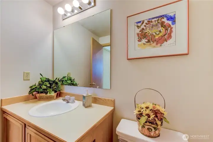 This is the half bath on the main floor just off the family room.