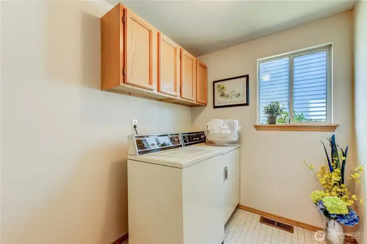 Here's the spacious laundry room.