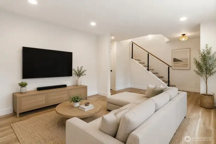 Virtual staging downstairs