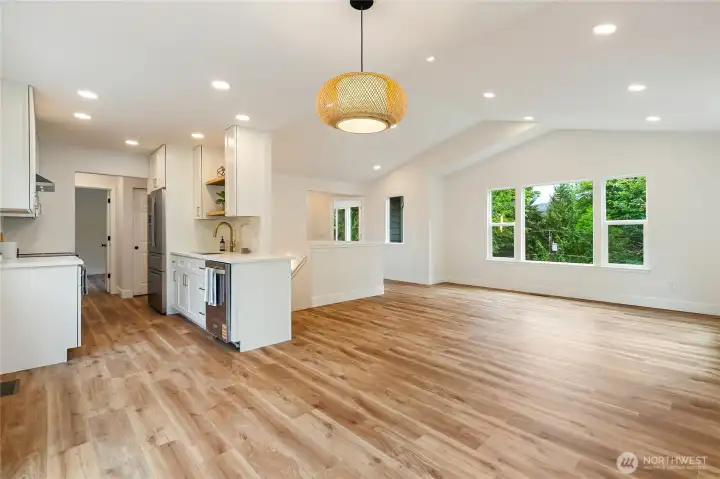 Brand new kitchen, new flooring and all new windows.