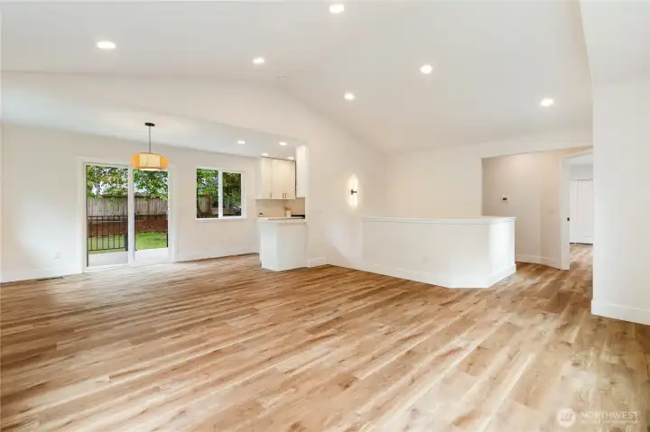 Light and bright with all new lighting and windows