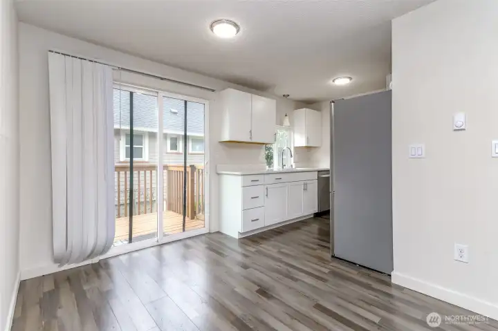 Unit A dining room