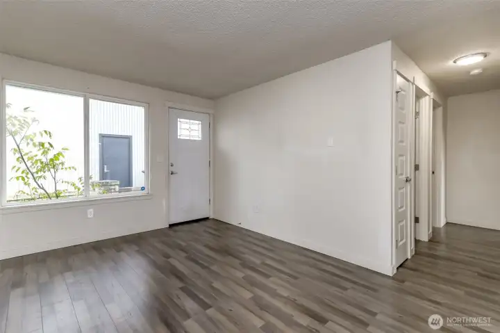 Unit B living room
