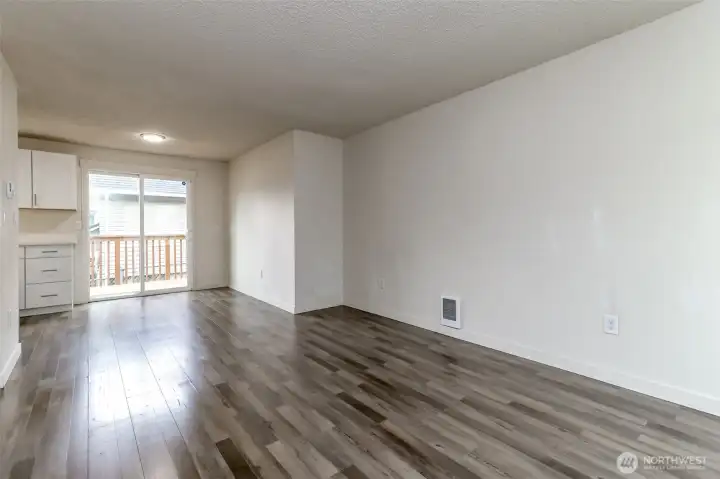 Unit B living room