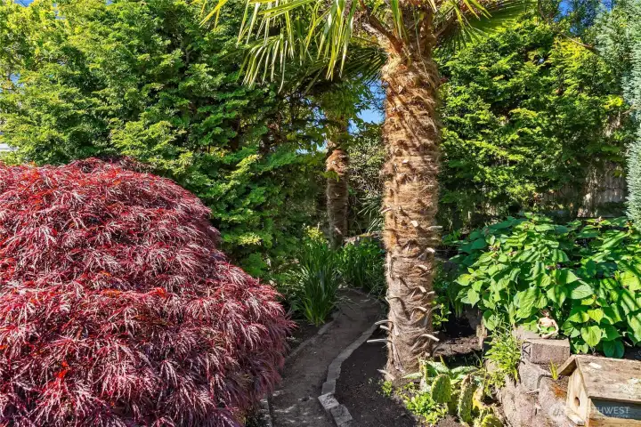 The front gardens offer peaceful surroundings with thoughtfully designed, easy-to-maintain landscaping that enhances the home’s welcoming Pacific Northwest charm. The front gardens offer peaceful surroundings with thoughtfully designed, easy-to-maintain landscaping that enhances the home’s welcoming Pacific Northwest charm.