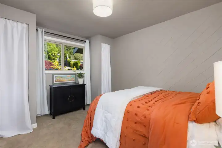 The second bedroom is conveniently located next to the additional bath, offering flexibility for guests, a home office, or comfortable everyday living. The second bedroom is conveniently located next to the additional bath, offering flexibility for guests, a home office, or comfortable everyday living.
