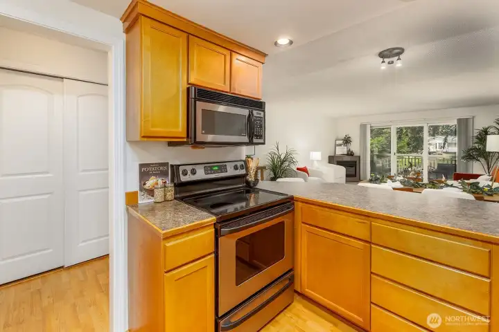 Opened concept for easy living and entertaining