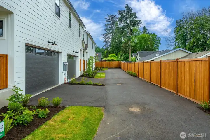 Shared driveway