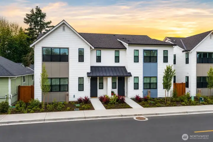 Front of homes