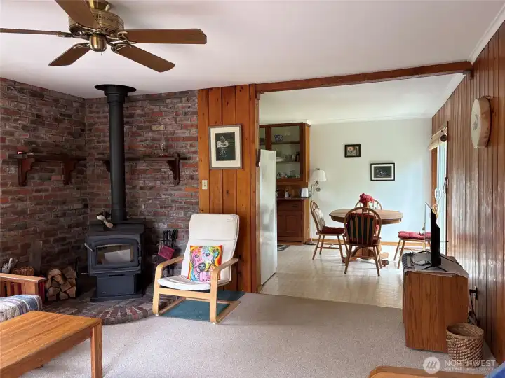 Open floor plan.
