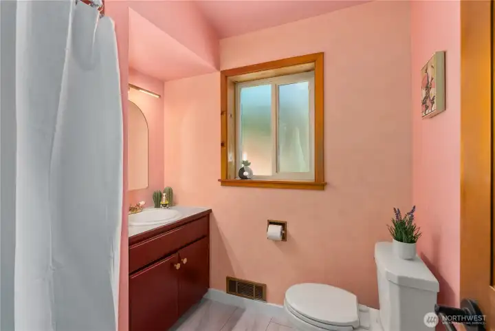 Upstairs bathroom.