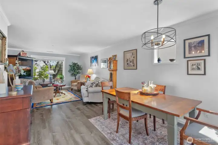 Table could easily be adjusted to use up the additional space~