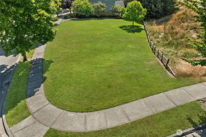 Nearby park just behind this property over one lot~