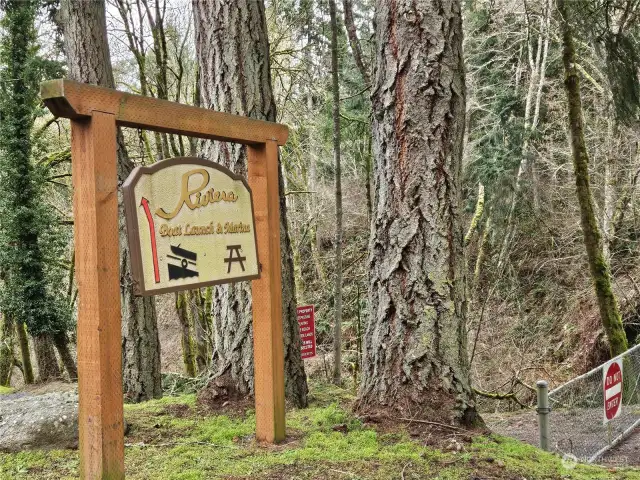 Members only at the Riviera Boat Launch and Marina to the Puget Sound.
