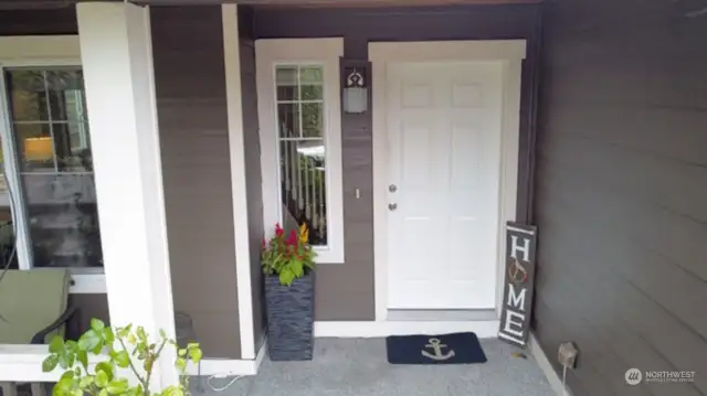 Lovely covered front porch