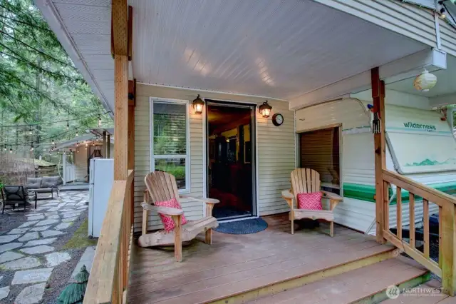 Beautiful covered front porch