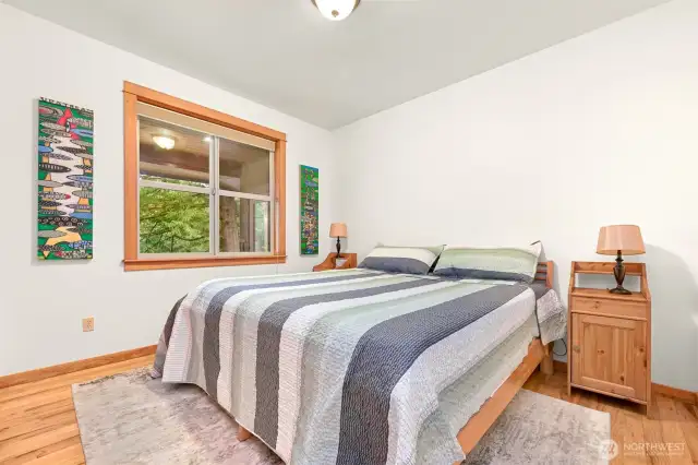 2nd bedroom on opposite of the home from the primary