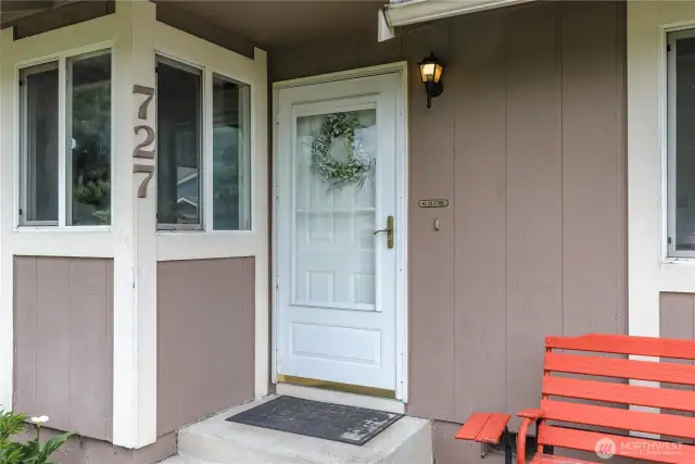 Come on in or take a seat on the front porch and watch the variety of birds that that come through here.