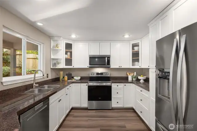 Beautiful kitchen with great natural light