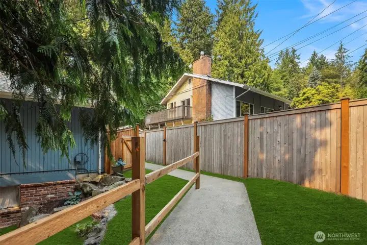 Create a wrap-around yard for the family with a quick sod installation!