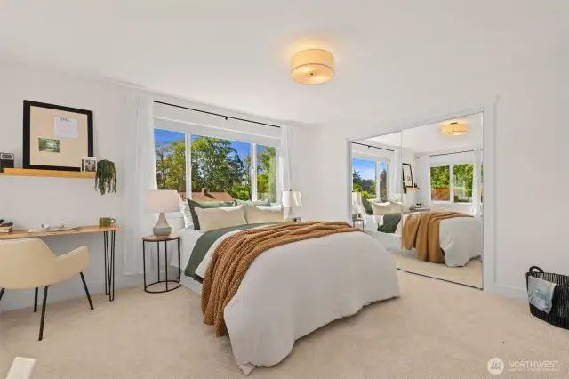 Bedroom #1 with a large closet