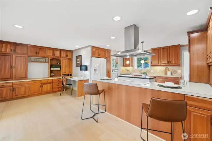 Built-In Desk Nook Or Opportunity For Second Living Space