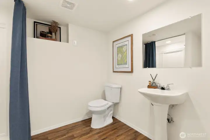 Lower level .75 bath.