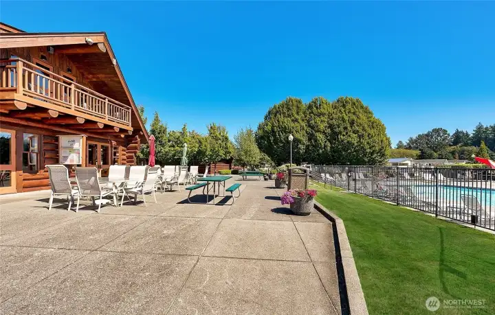 Club house patio