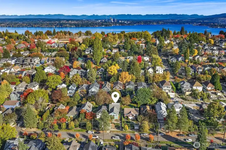 Looking East to Lake Washington