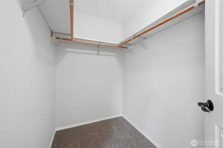 Walk-in closet.