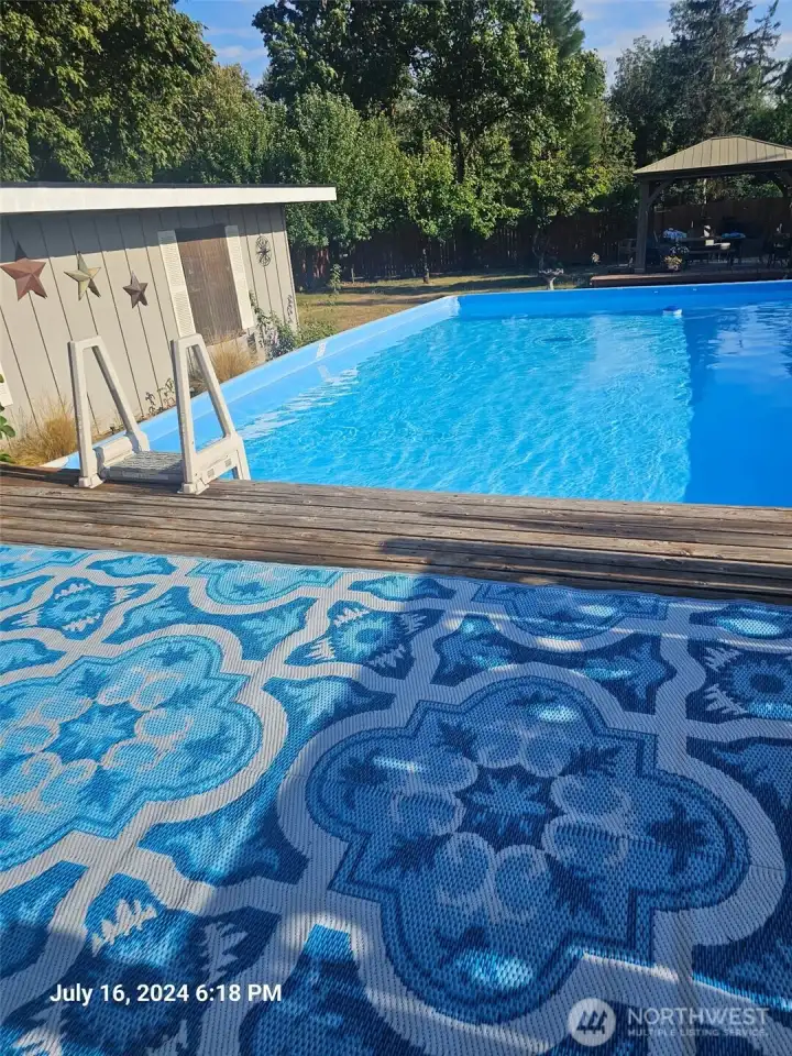Pool uncovered