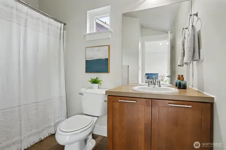 Downstairs bathroom.