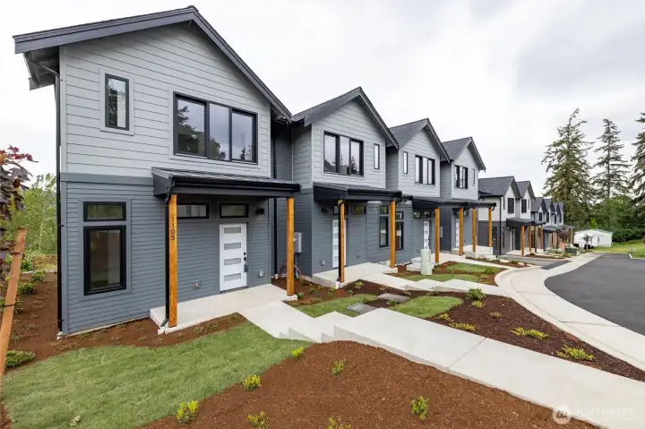 This is the first of 10 brand new construction contemporary townhomes, located in the Puget neighborhood.