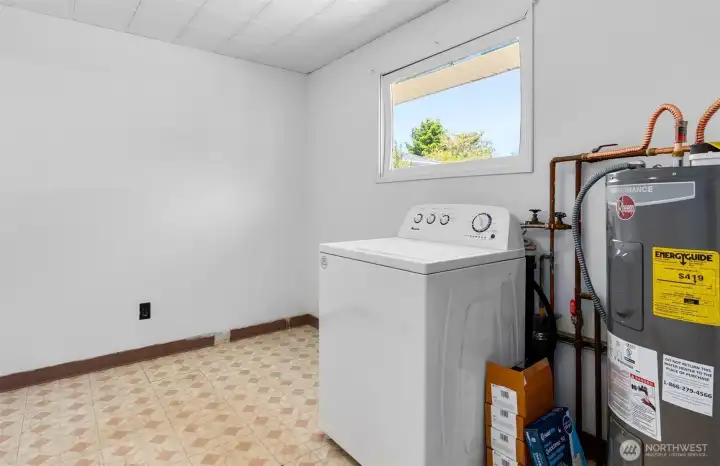 Large laundry room