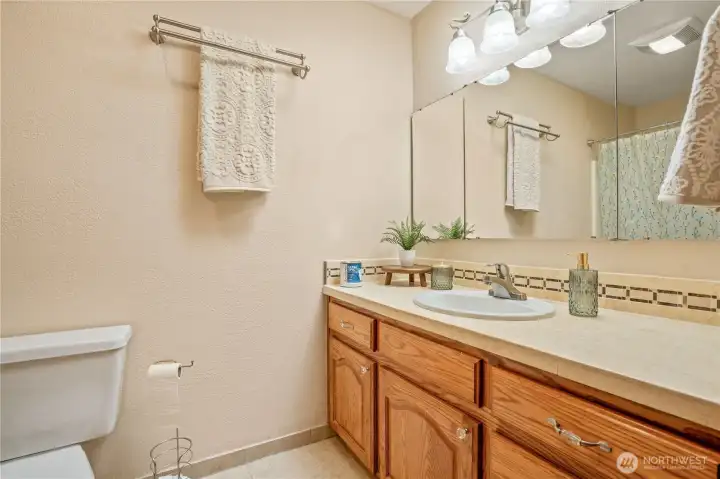 Full bathroom in the owner suite Full bathroom in the owner suite