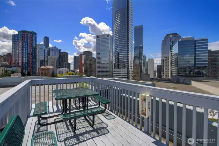 Rooftop deck views !