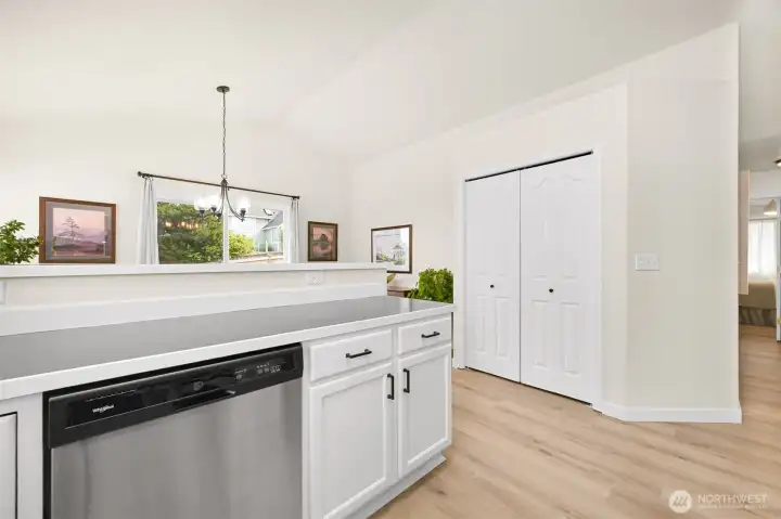 Pantry off kitchen Pantry off kitchen