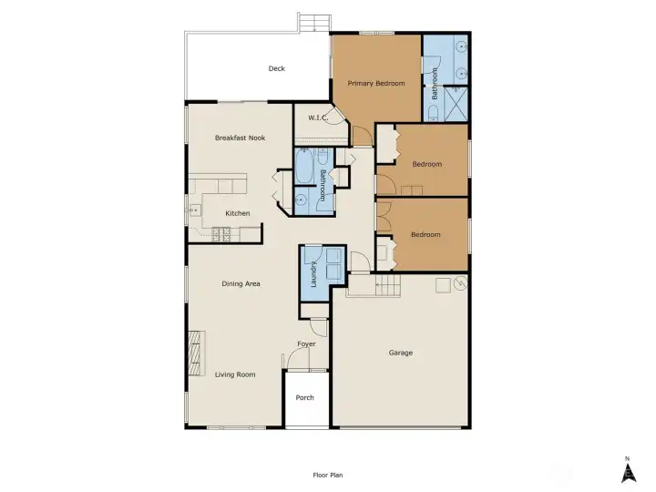 Home lives larger than stated square footage due to layout and vaulted ceilings Home lives larger than stated square footage due to layout and vaulted ceilings